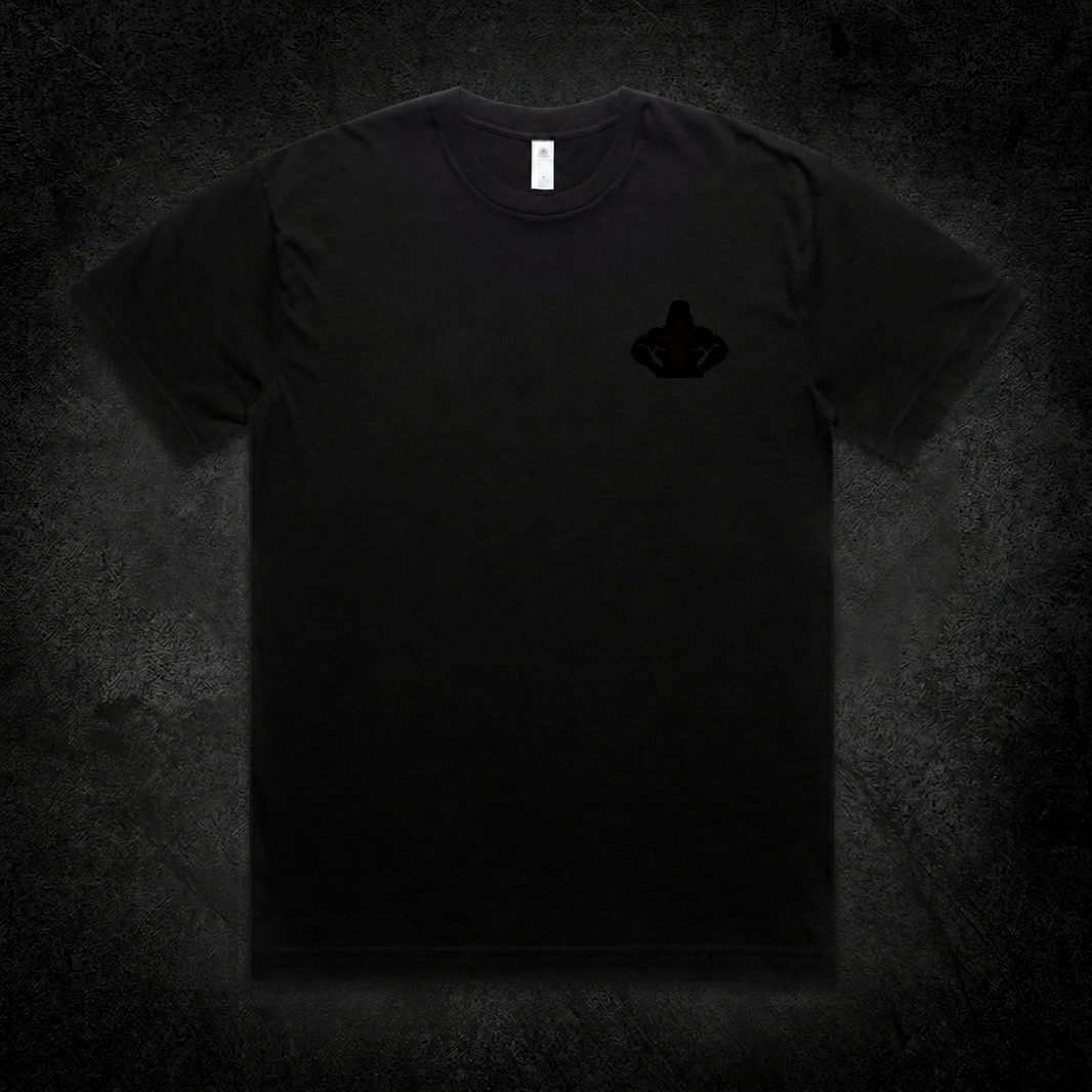 Limited Edition Solid Black Oversized Pumped Tee