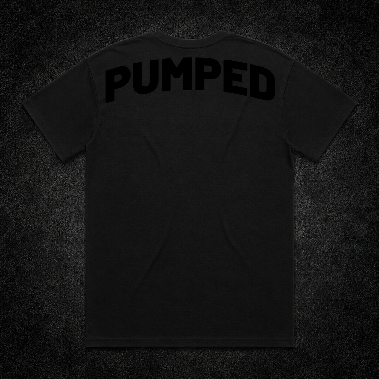 Limited Edition Solid Black Oversized Pumped Tee