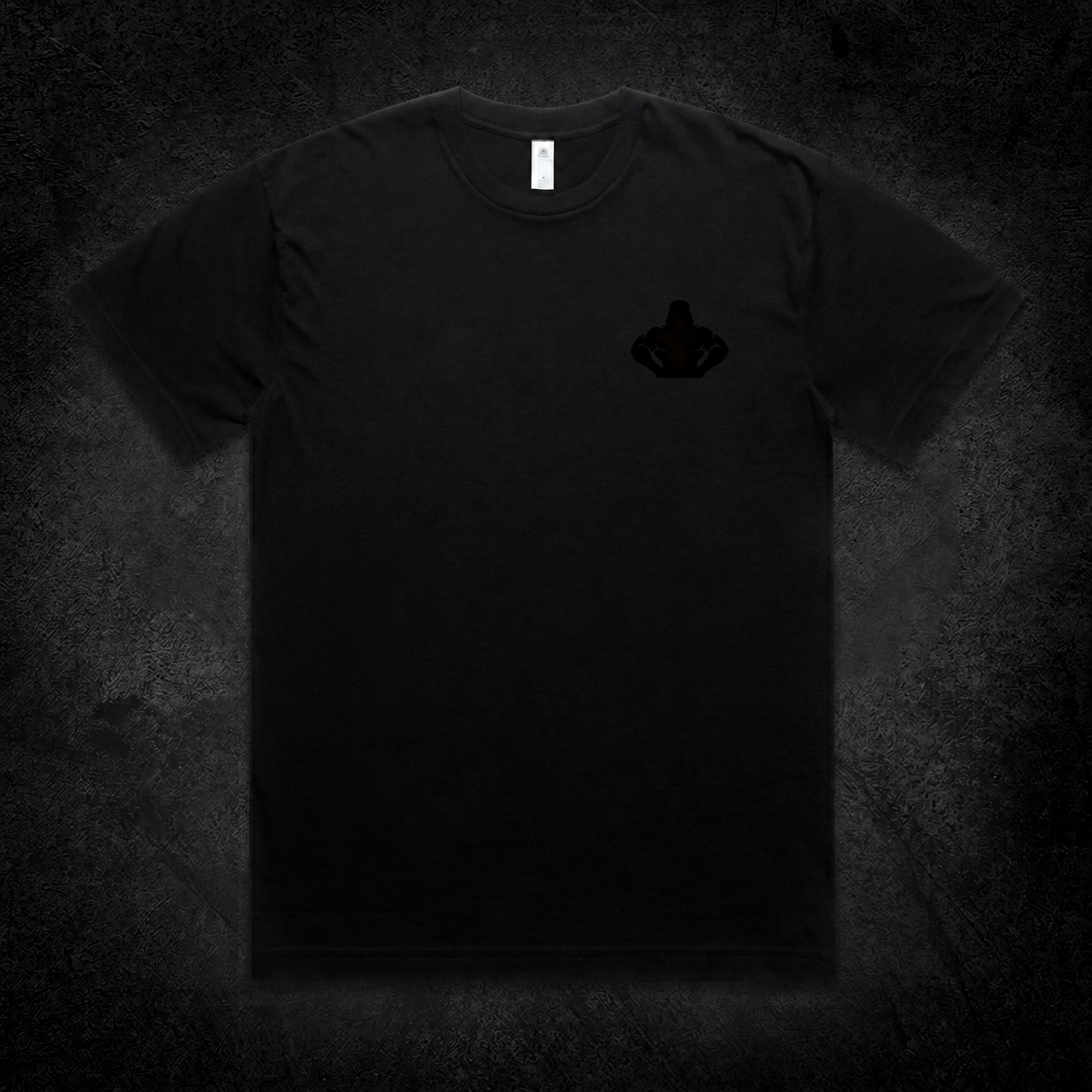 Limited Edition Solid Black Oversized Pumped Tee
