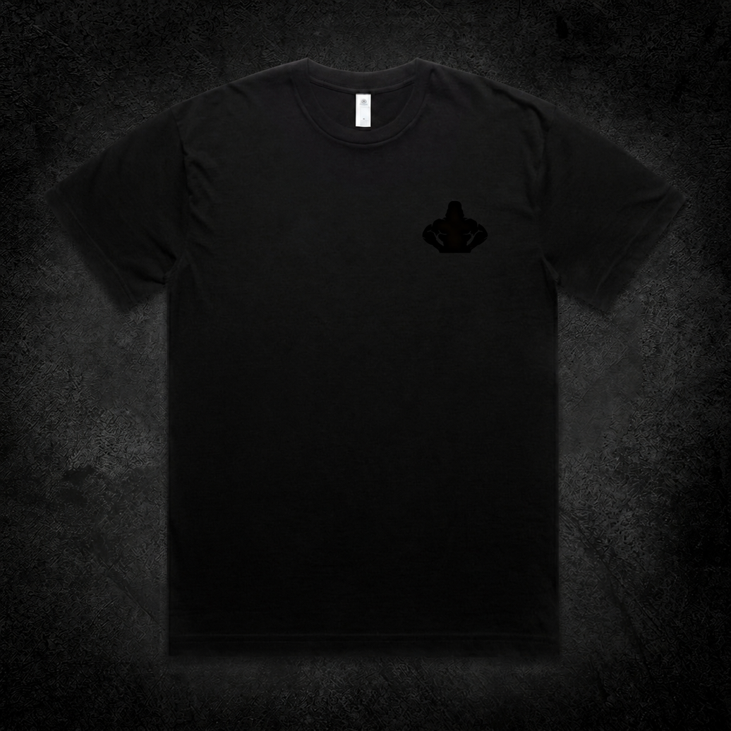 Limited Edition Solid Black Oversized Pumped Tee